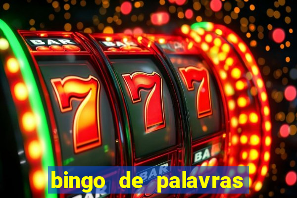 bingo de palavras cha de bebe