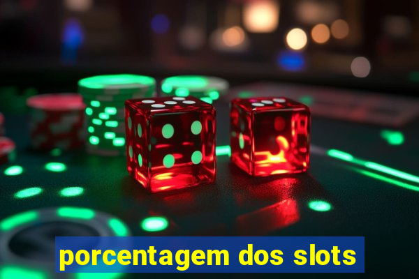 porcentagem dos slots