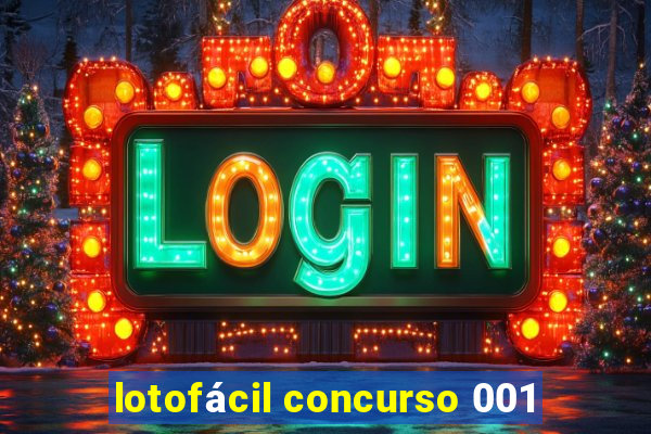 lotofácil concurso 001