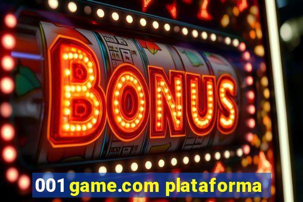 001 game.com plataforma