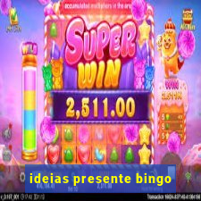 ideias presente bingo