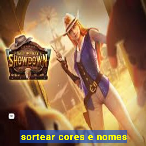 sortear cores e nomes