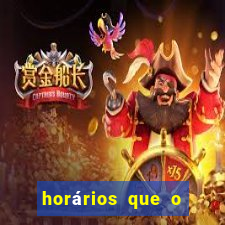 horários que o fortune dragon paga