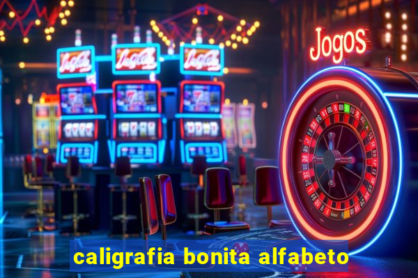 caligrafia bonita alfabeto