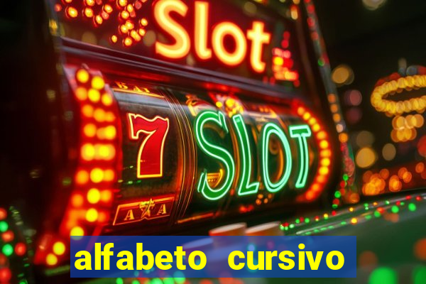 alfabeto cursivo pontilhado para imprimir pdf