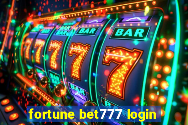 fortune bet777 login